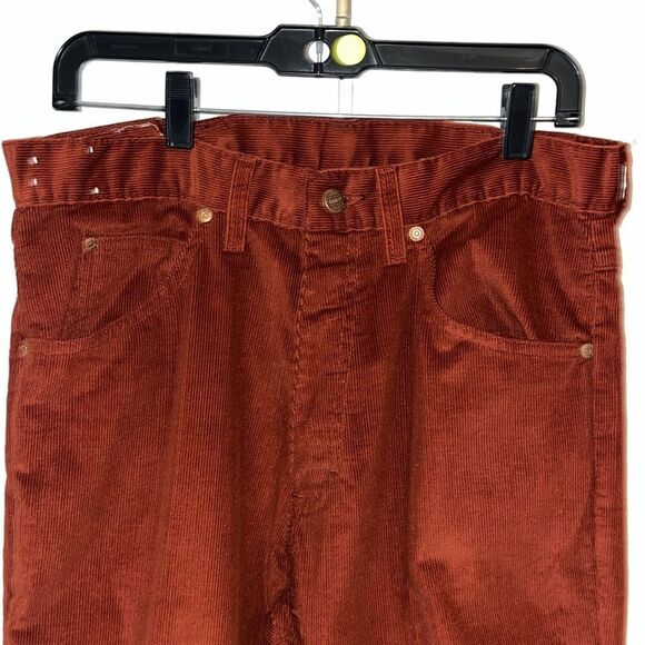 Vintage SEARS ROEBUCKS Men's Corduroy 5 Picket Workwear Utility Retro Pants 33 - Picture 3 of 6